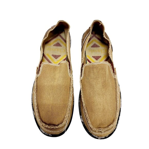 Mens Classic Casual Slip-On Loafers Size M12 brown - Picture 7 of 15